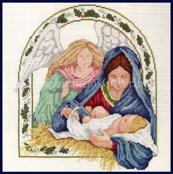 Rare C Emmer Inspirational Newborn King CrossStitch Kit Nativity