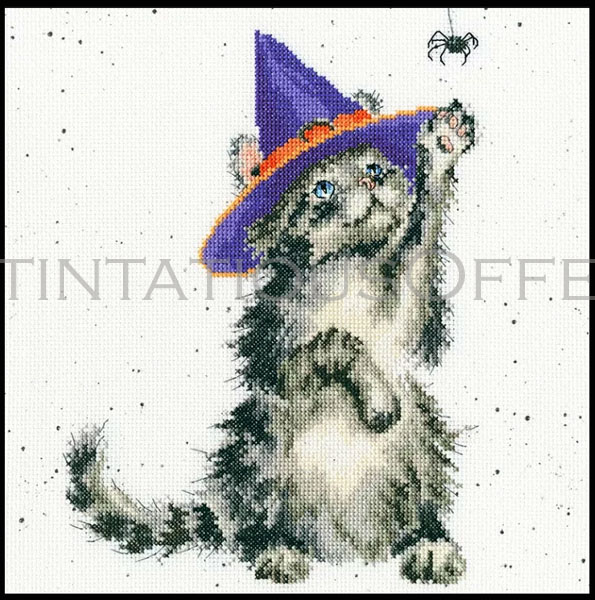 Hannah Dale Wrendale Animals Halloween Kitten Cross Stitch Kit