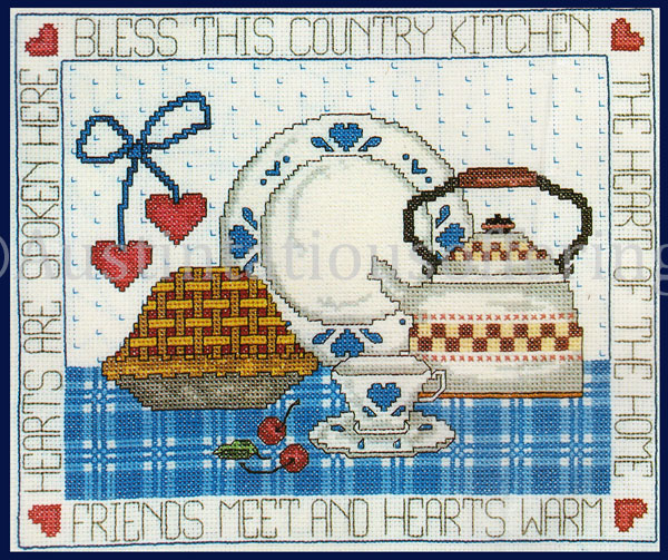 Heart of The Home Country Kitchen Cross Stitch Kit Friendship