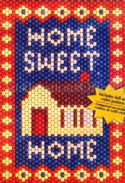 Home Sweet Home Beaded Banner Kit Cottage Peyote Beading