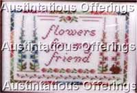 Kreinik Flowers for my Friend Cross Stitch kit Remember Ladies