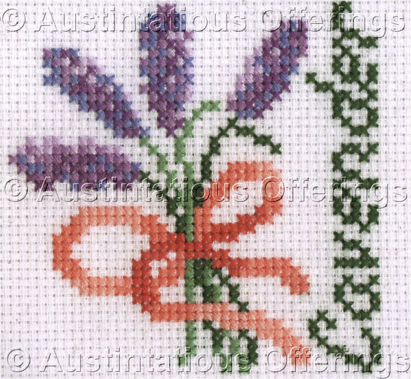 Counted Cross Stitch Lavender Beginners Kit