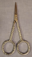 Woven Scissors Silver 3.75 inches